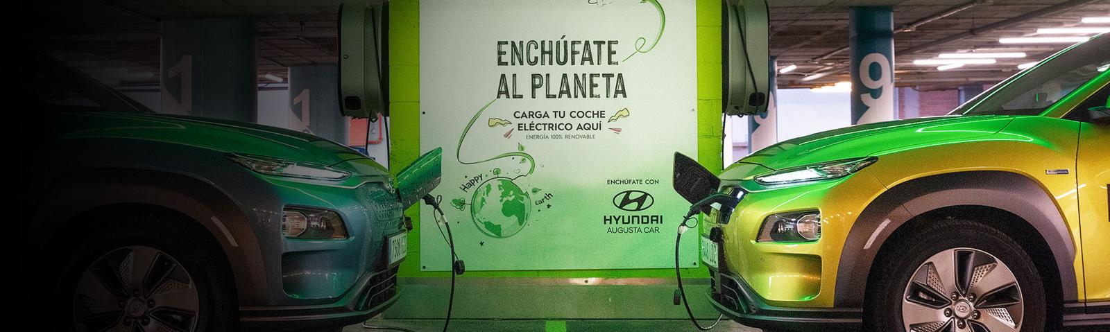 Parc Central y Augusta Car instalan una zona de cargadores eléctricos