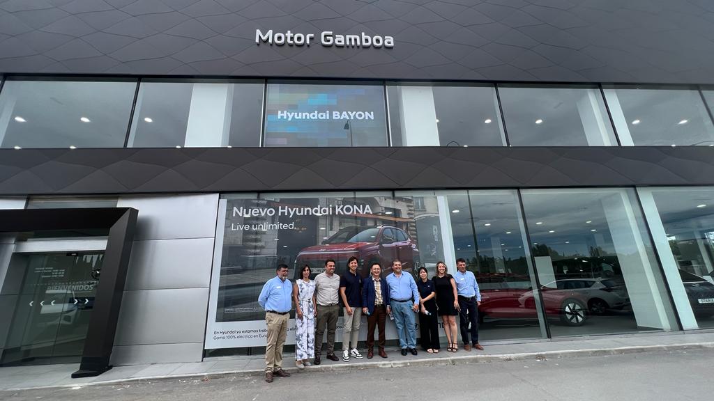 Hyundai Motor Gamboa recibe la visita de directivos de Hyundai Motor Europe