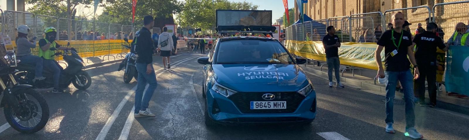 El nuevo Hyundai IONIQ 5 coche oficial de la Maratón de Zaragoza