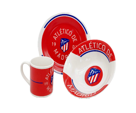  Taza de cerámica del Atlético de Madrid en caja
