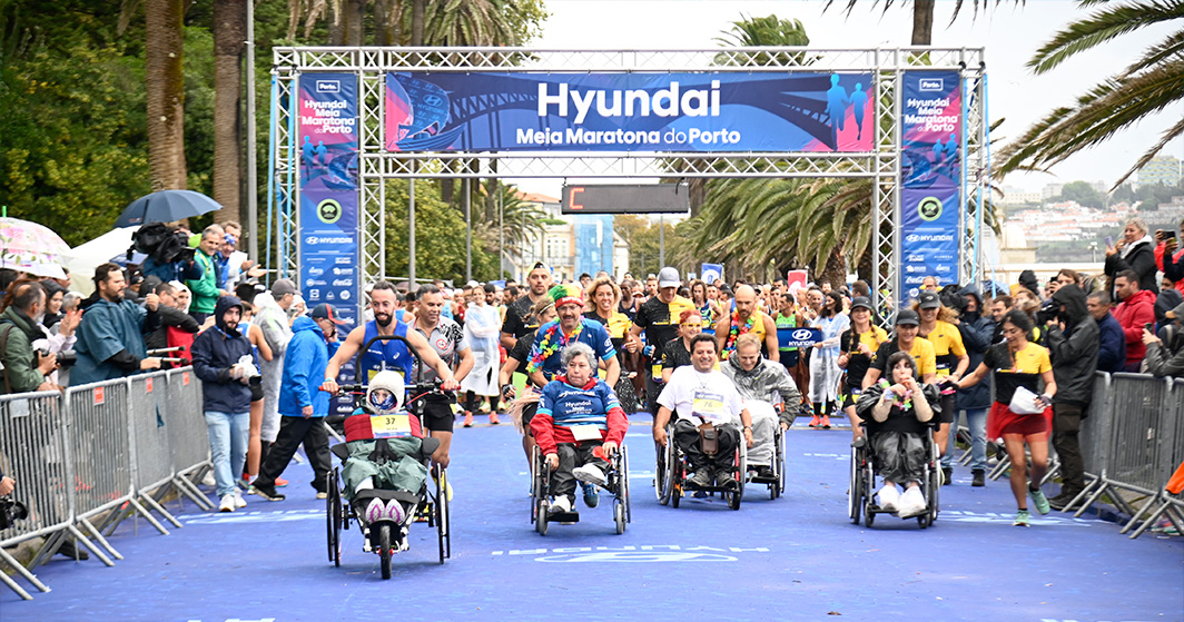 Hyundai acompaña a Eric Domingo en la lucha por la esclerosis múltiple en el Hyundai Medio Maratón de Porto 2023