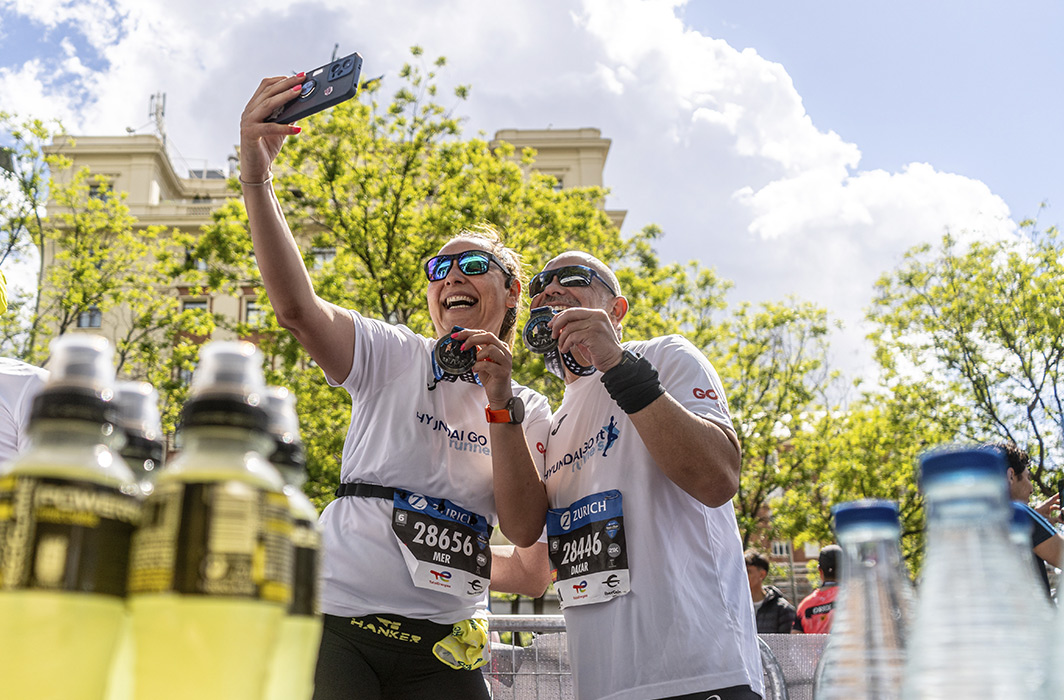 Runners amateurs tras la Rock and Roll Running Series Madrid 2024