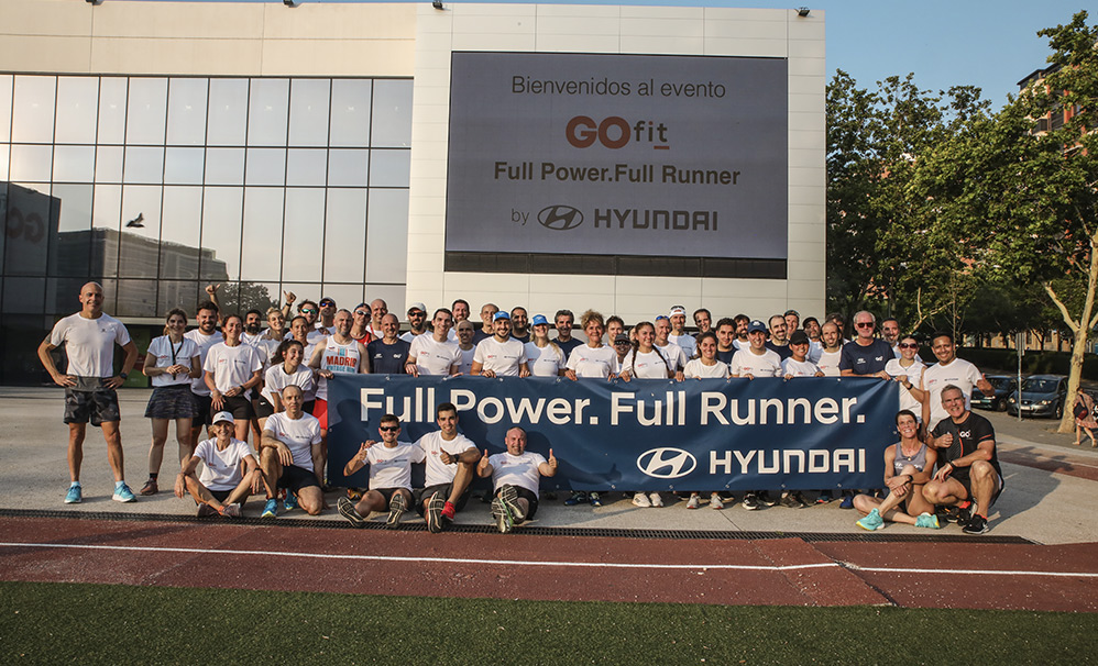 Entrenamiento “Run to progress.” by Hyundai & GO fit