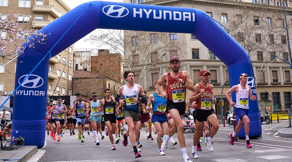 Coche Hyundai en Zurich Marató Barcelona